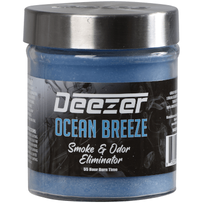 Deezer Smoke & Odor Eliminator Candle - Ocean Breeze