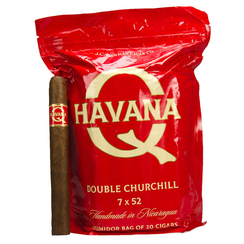 Havana Q - Double Churchill - Bag of 20 (7x52)