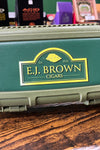 Cigar Caddy - EJ Brown Logo Green - 5 Ct