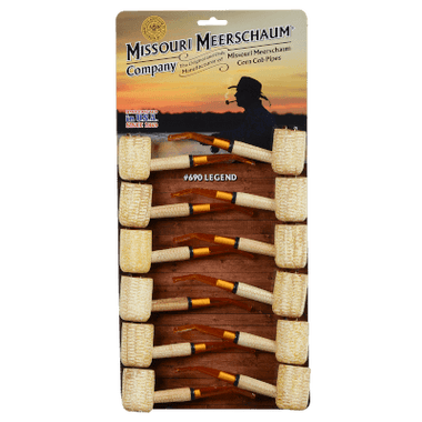 Missouri Meerschaum - Pipes Corn Cob 690B Legend Bent