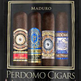 Perdomo - Humidified Bag Maduro Assortment - Pack of 4 Epicure (6x54)