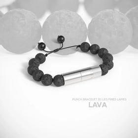Les Fines Lames - Punch Bracelet - Lava