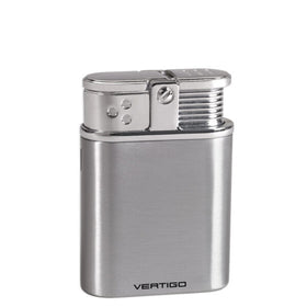 Vertigo by Lotus - Triple Torch Mini Table Lighter - Stealth Chrome