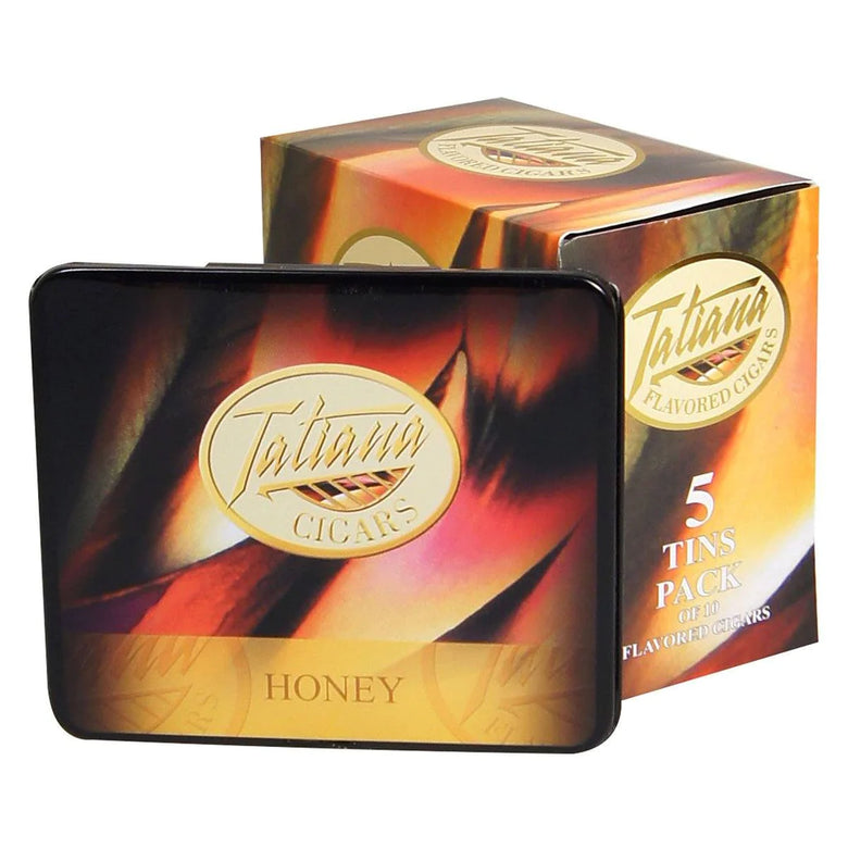 Tatiana Mini Tins - Honey - Tin of 10 Cigarillos (3.5x26)