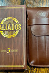 Aliados - Leather 3-Cigar Case